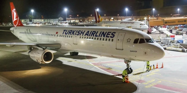 THY Uçağında Bomba Araması Kontroller Yapıldı, Tehdit Boş Çıktı